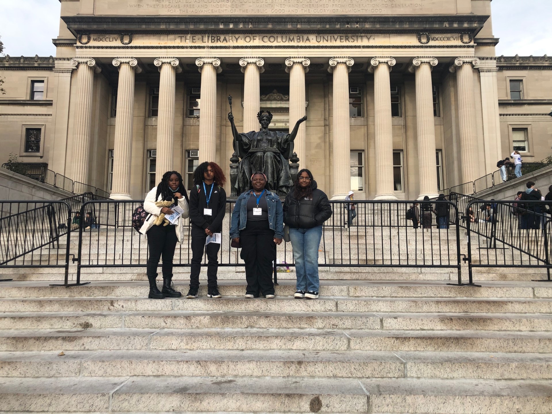 Student Journalists visit Columbia University