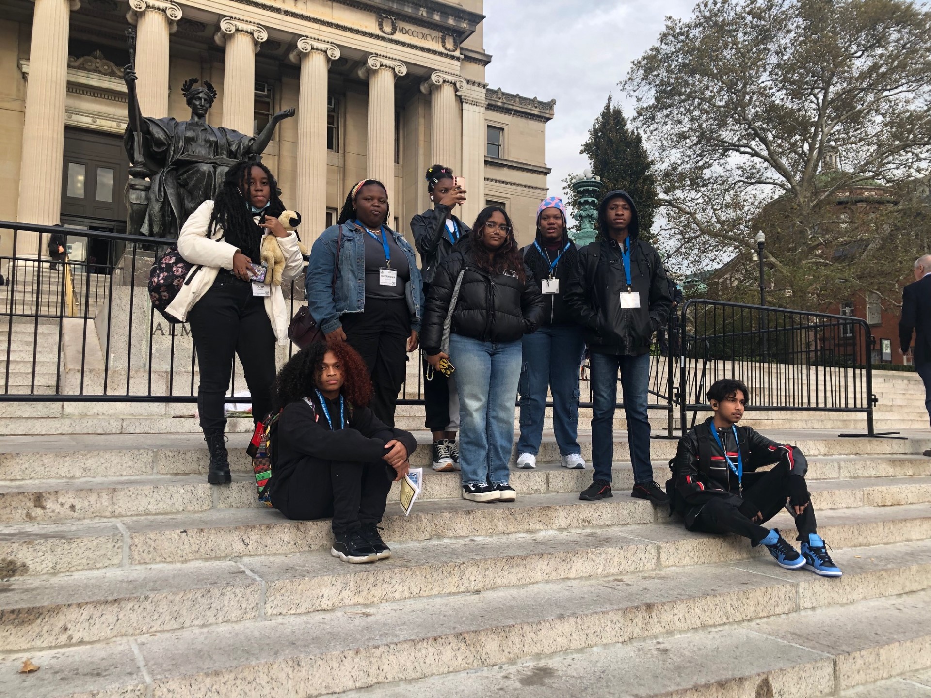 Student Journalists visit Columbia University