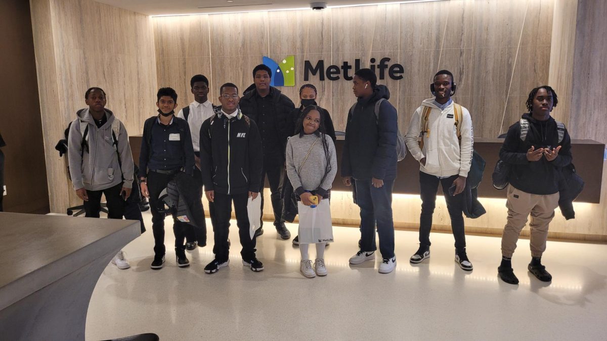 Entrepreneurship students visiting MetLife.