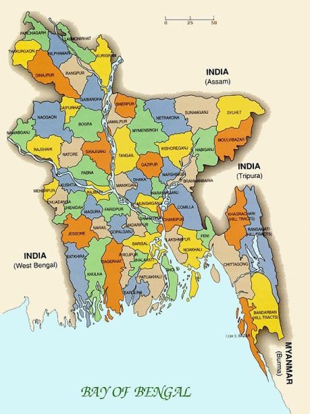 Map of Bangladesh